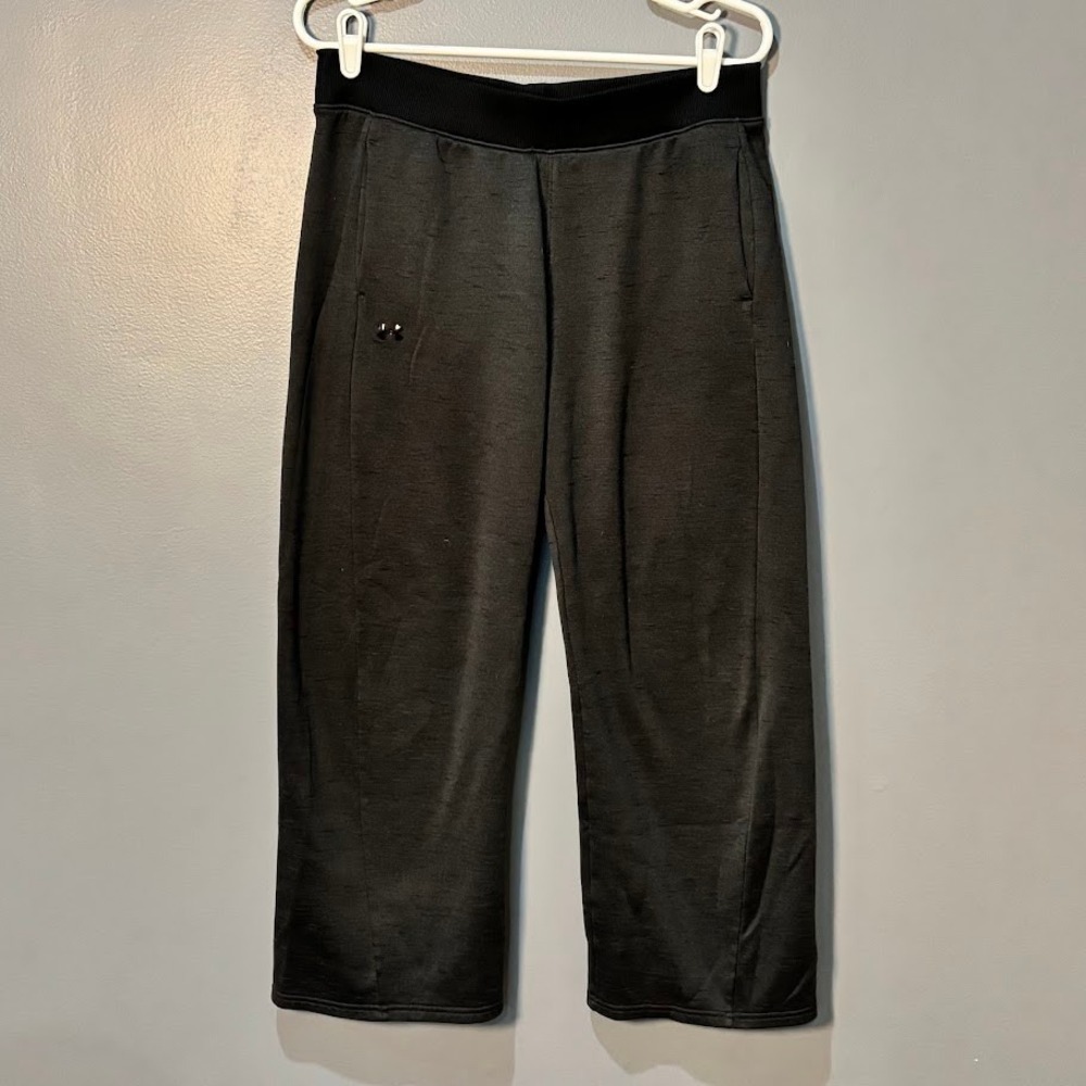 Under Armour Sweatpants Mens Medium Gray Polyester ColdGear Loose Fleece Joggers